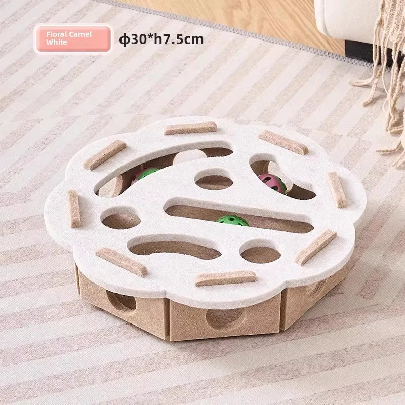 Cat Puzzle Toy Felt Puzzle Box