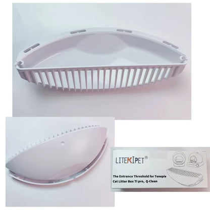 Cat Litter Box Automatic Toilet Raise the Threshold for Tonepie Litter Box Reduce Leaking Urine