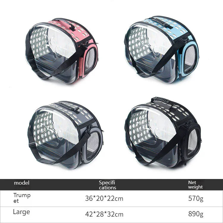 New Transparent Pet Bag for Dogs
