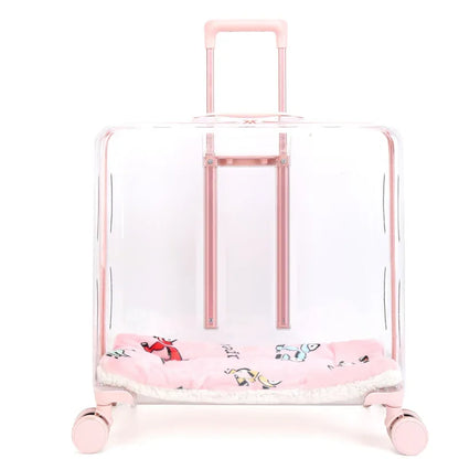 New Pet Trolley Case Transparent