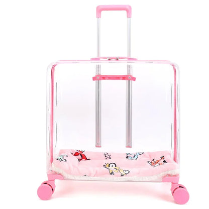 New Pet Trolley Case Transparent