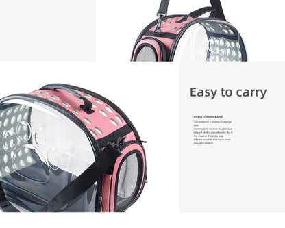 New Transparent Pet Bag for Dogs