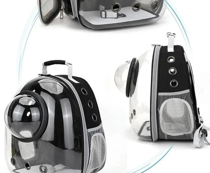 Transparent Space Capsule Pet Backpack Carrier