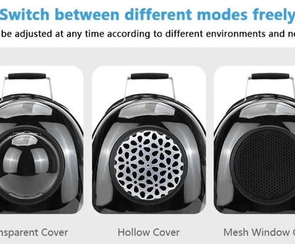 Transparent Space Capsule Pet Backpack Carrier