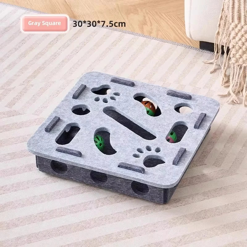 Cat Puzzle Toy Felt Puzzle Box