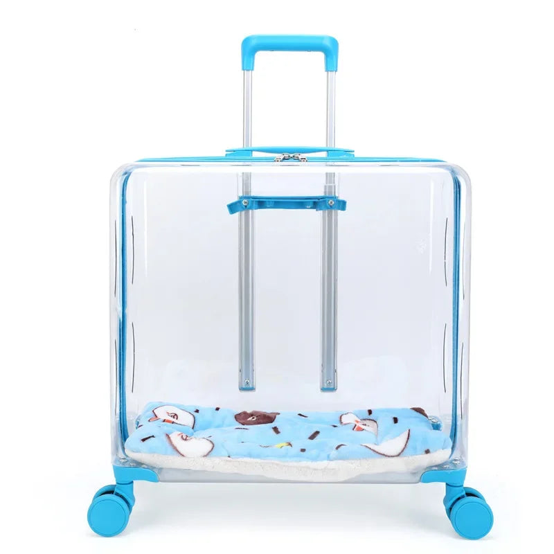 New Pet Trolley Case Transparent