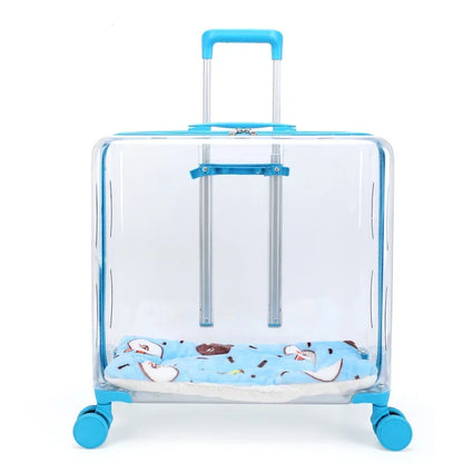 New Pet Trolley Case Transparent