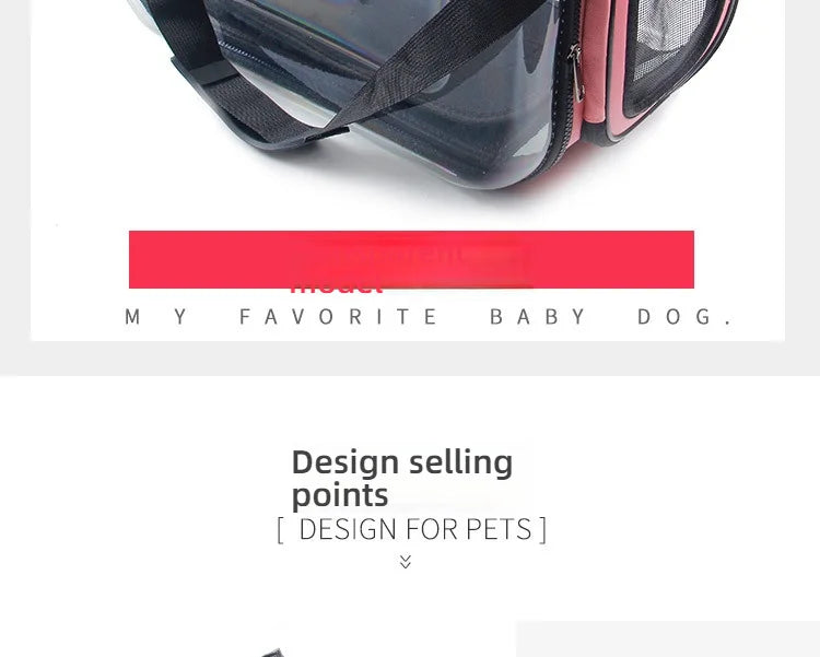 New Transparent Pet Bag for Dogs