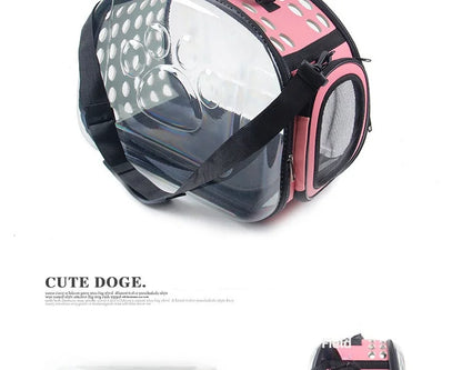 New Transparent Pet Bag for Dogs