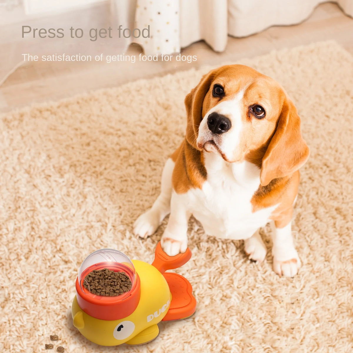2-in-1 Interactive Dog Toy Pet Automatic Food Treat Dispenser