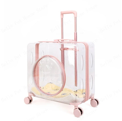 New Pet Trolley Case Transparent