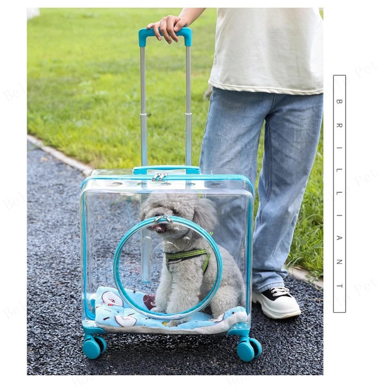 New Pet Trolley Case Transparent