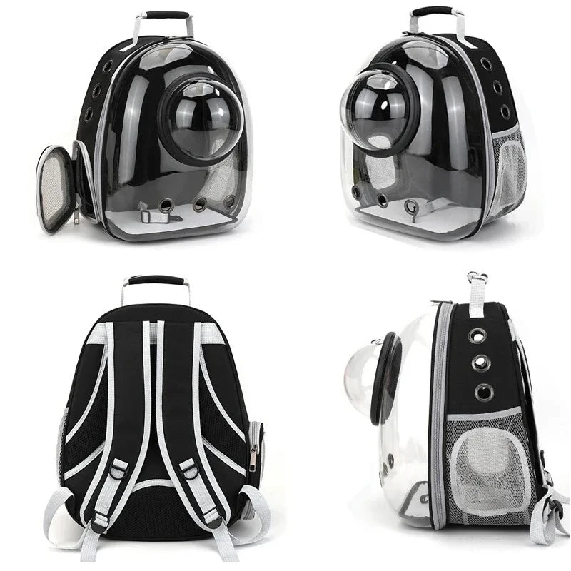 Transparent Space Capsule Pet Backpack Carrier