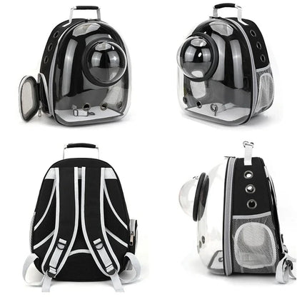 Transparent Space Capsule Pet Backpack Carrier