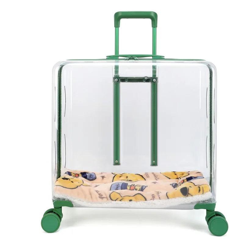 New Pet Trolley Case Transparent